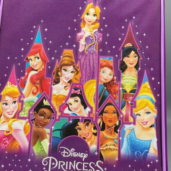 Disney World Parks 20x12x7 Princess Childrens Rolling Suitcase - Picture 9 of 10